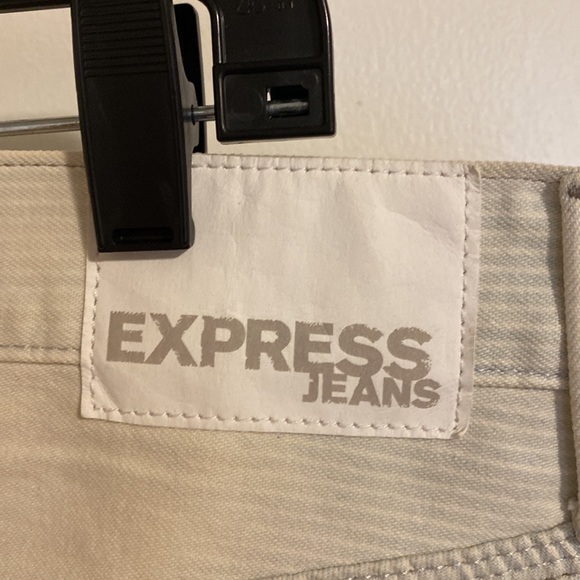 Express Rocco Slim Fit Straight Leg Denim Jeans Size 34x32 - Picture 7 of 12